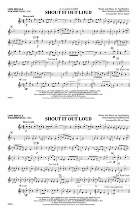 Shout It Out Loud: Low Brass & Woodwinds #1 - Treble Clef
