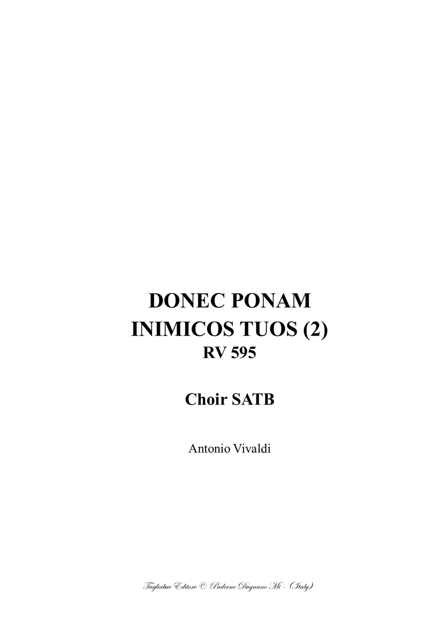 DONEC PONAM INIMICOS TUOS (2) - From 