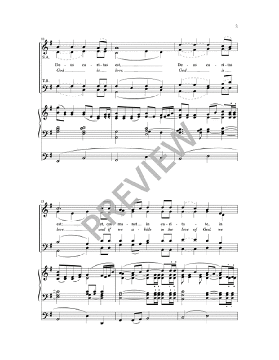 Deus Caritas Est 4-Part scores gallery preview page 12