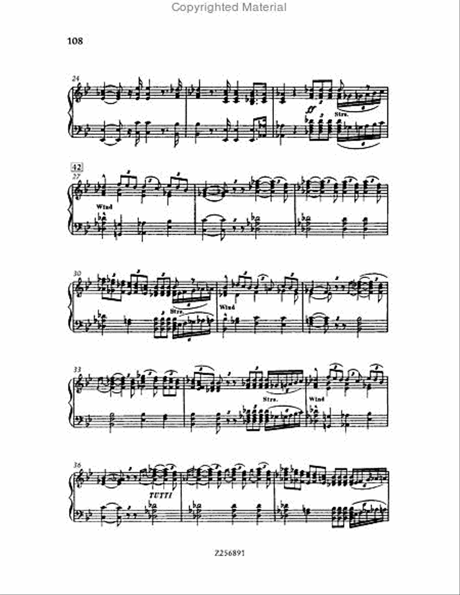 Te Deum, H 118 Choir scores gallery preview page 108
