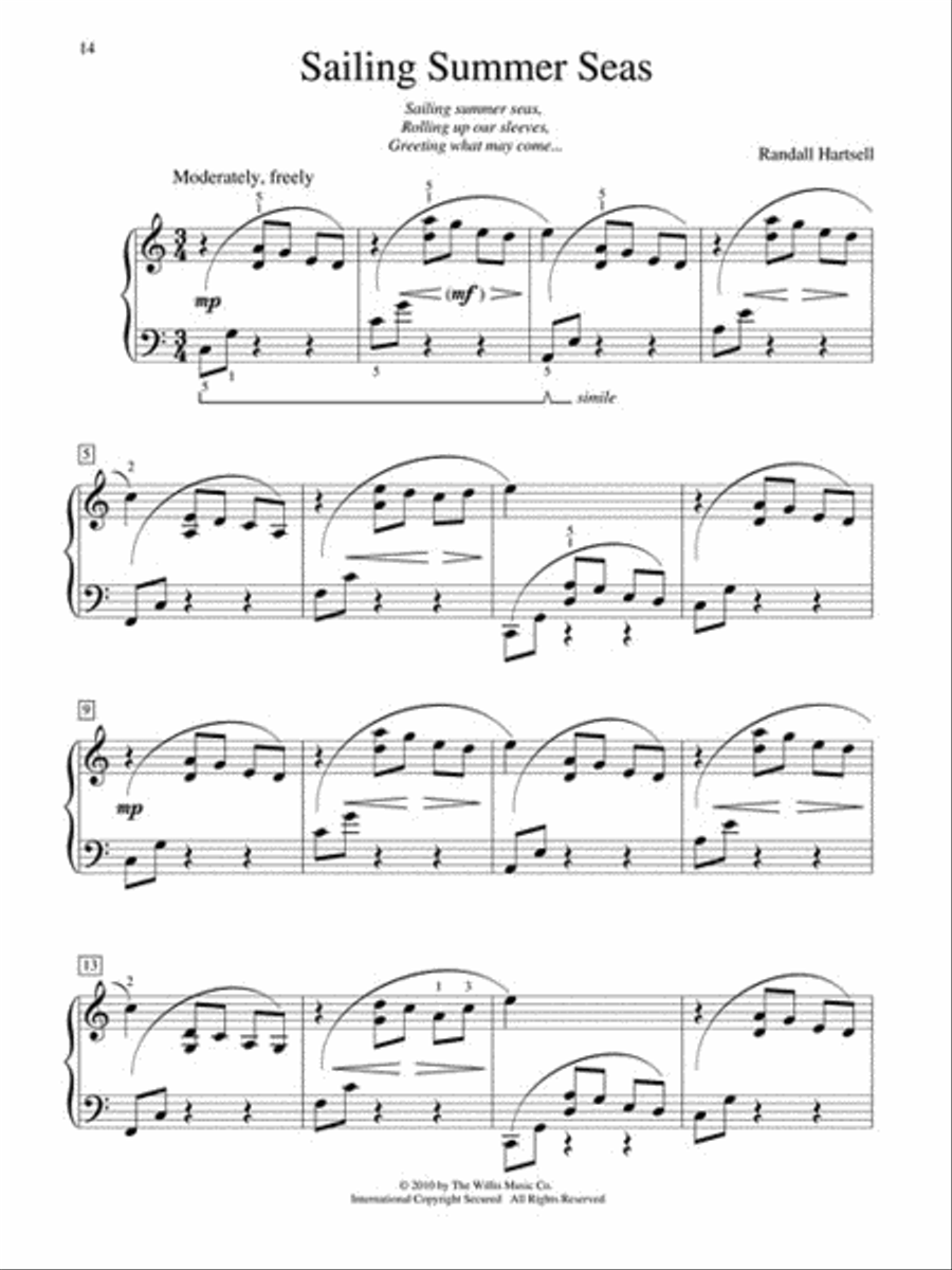 Ocean Scenes Ocean Scenes Piano scores gallery preview page 6