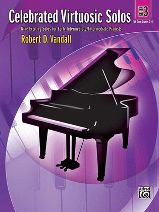 Book cover for Celebrated Virtuosic Solos, Book 3