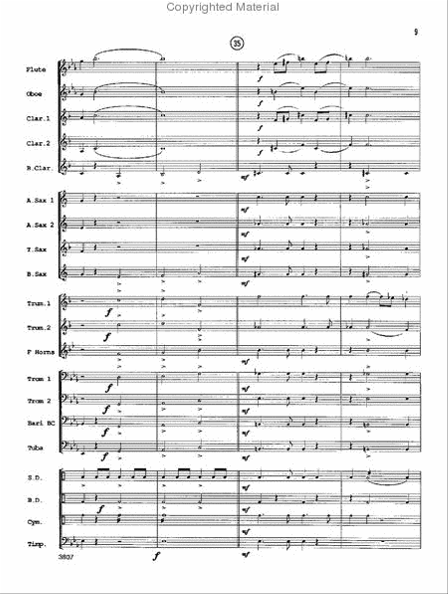 Amarado Amarado Concert Band scores gallery preview page 8