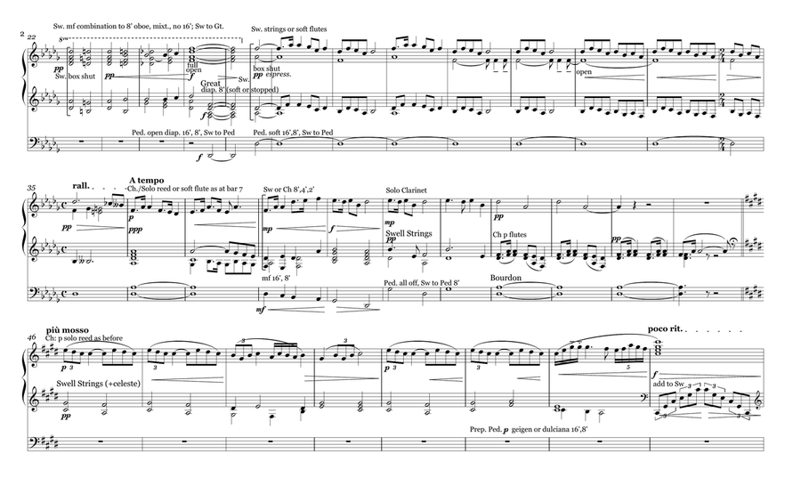 Largo from The New World Symphony for Organ Organ Solo scores gallery preview page 2