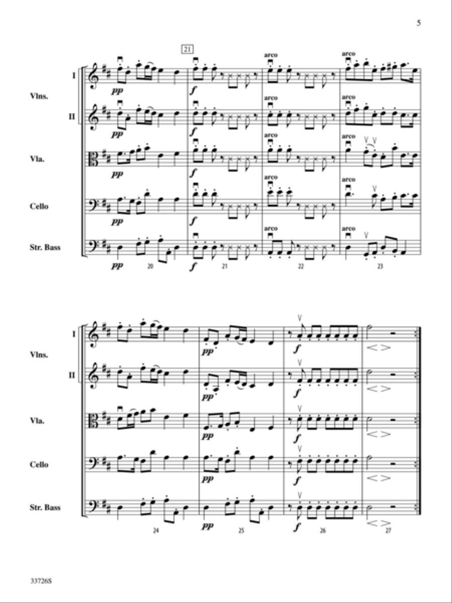 Battalia String Orchestra scores gallery preview page 5