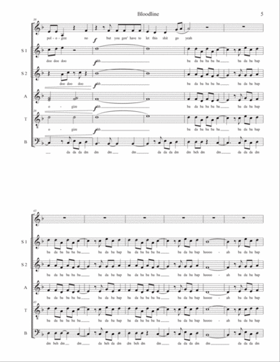 Bloodline Divisi scores gallery preview page 5