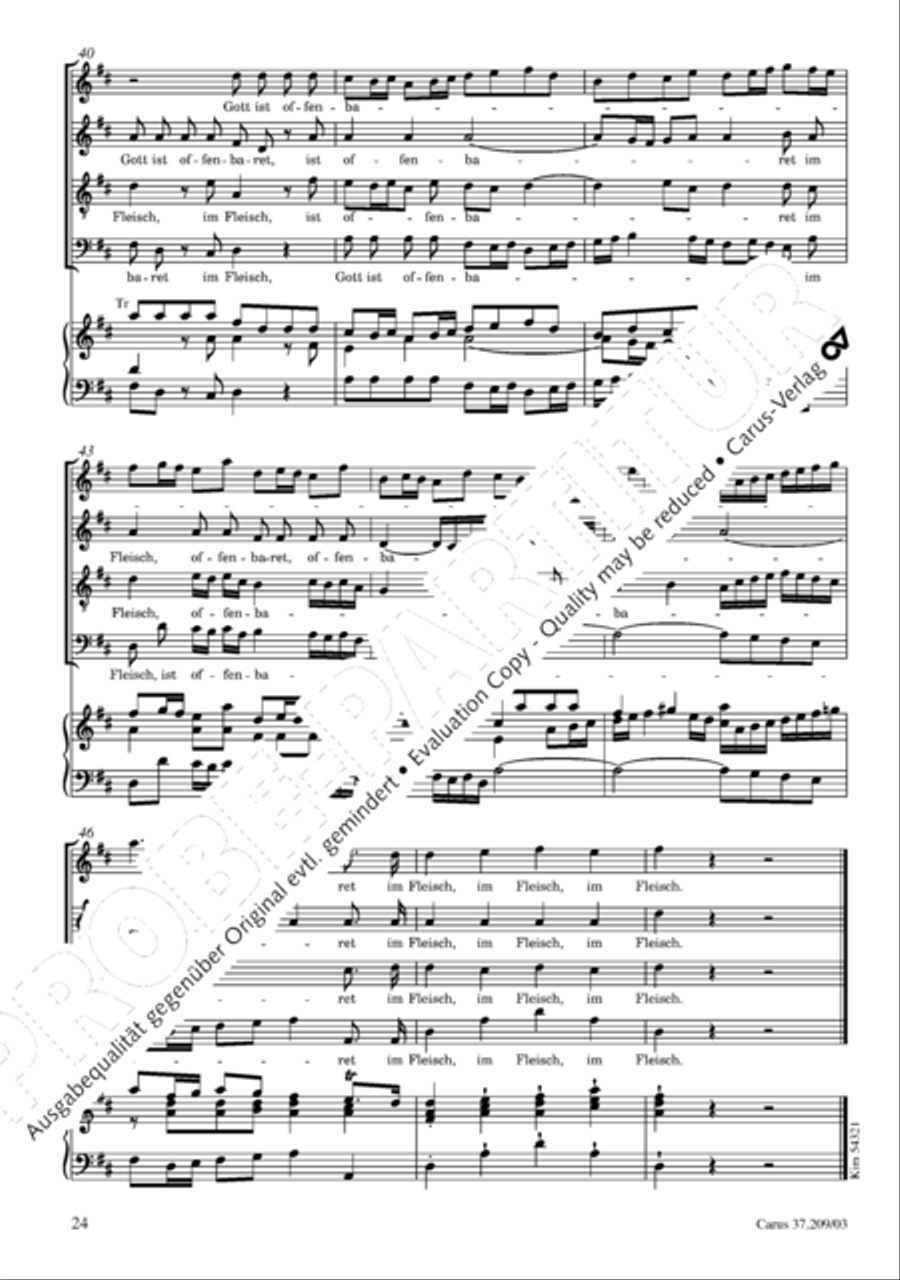 For us a child is born (Uns ist ein Kind geboren) STB scores gallery preview page 25