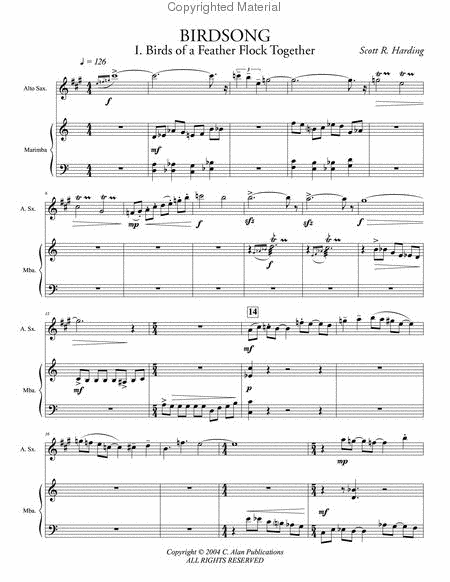 Birdsong (score & parts) image number null