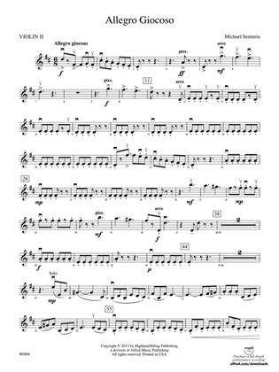 Allegro Giocoso: 2nd Violin