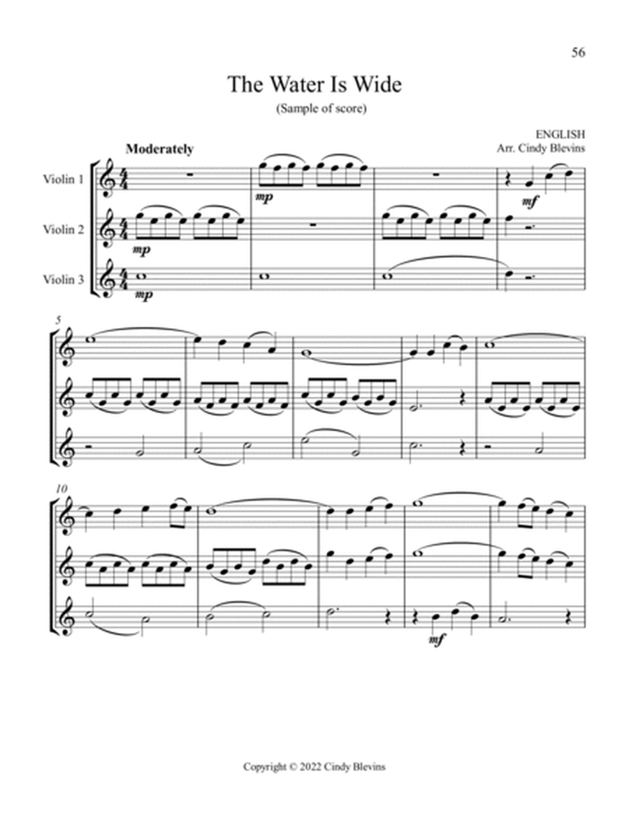 12 Favorite Hymns, Violin Trios image number null
