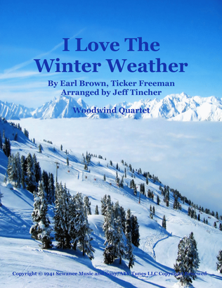 Book cover for I Love The Winter Weather