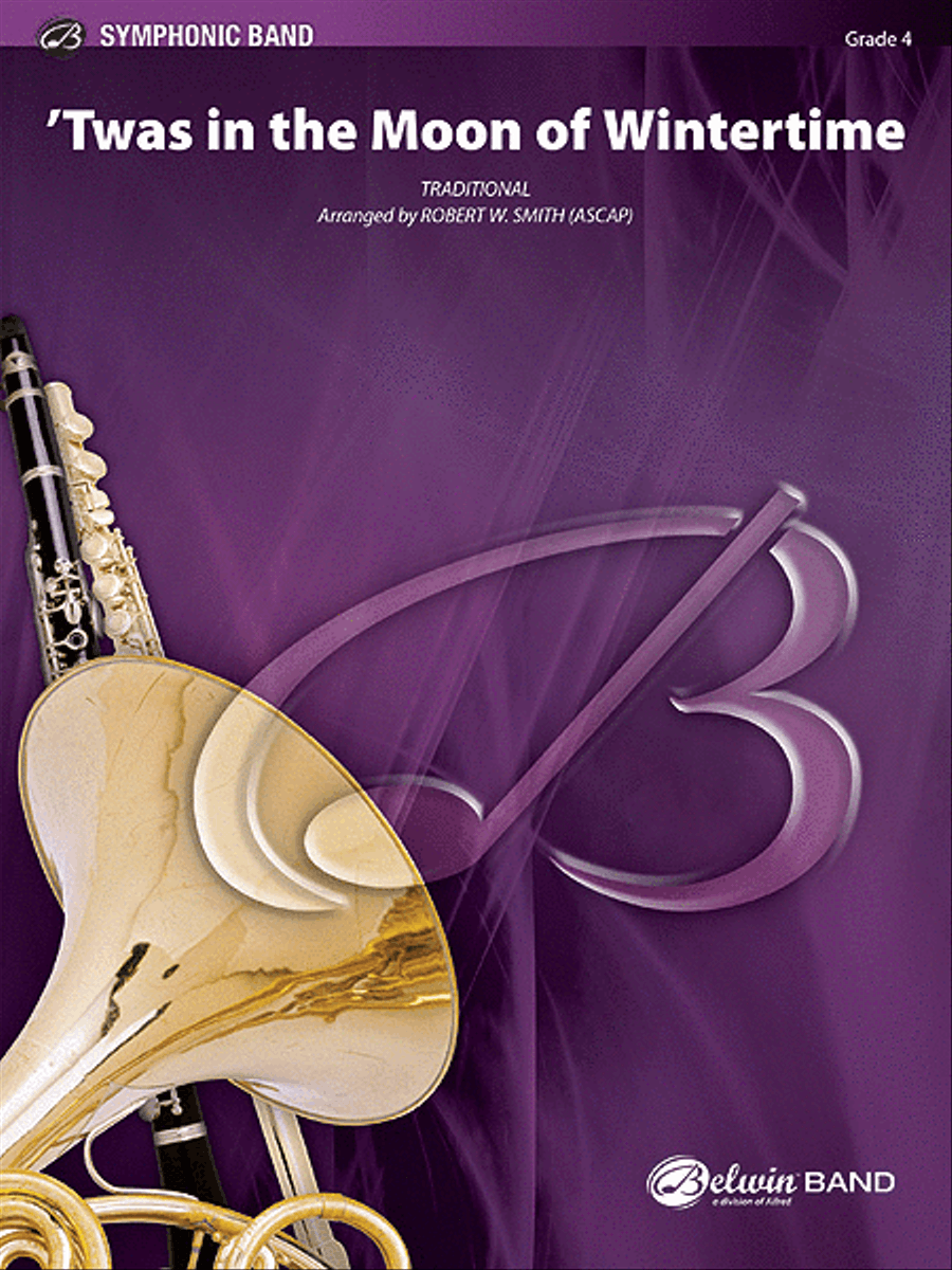 Twas in the Moon of Wintertime Concert Band scores gallery preview page 1