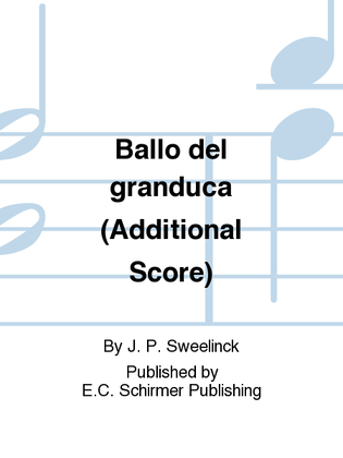 Ballo del granduca (Additional Full Score)