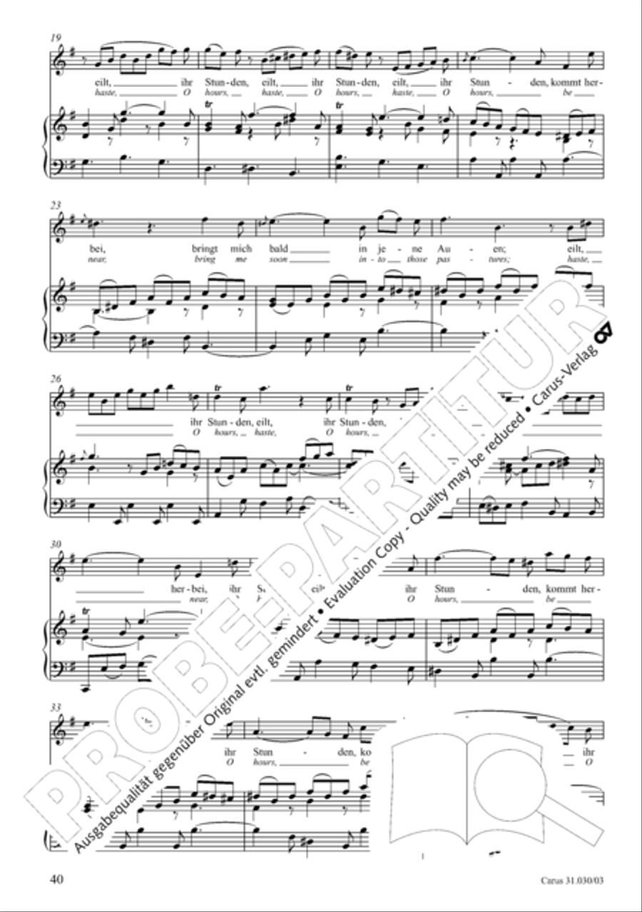 Joyful be, O ransomed flock (Freue dich, erloste Schar) 4-Part scores gallery preview page 41