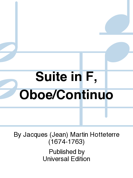 Suite In F, Oboe/Continuo