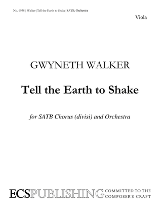 Tell the Earth to Shake (Downloadable Replacement Viola Part)