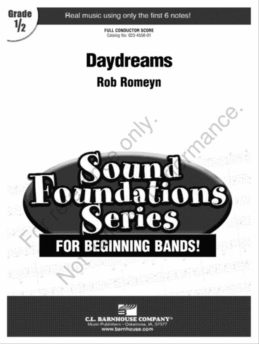 Daydreams Concert Band scores gallery preview page 2