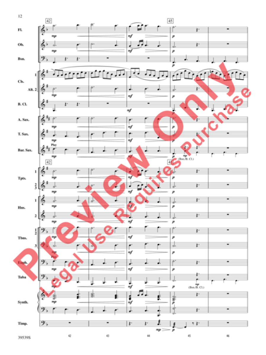 Jesu, Joy of Man's Desiring Concert Band scores gallery preview page 4