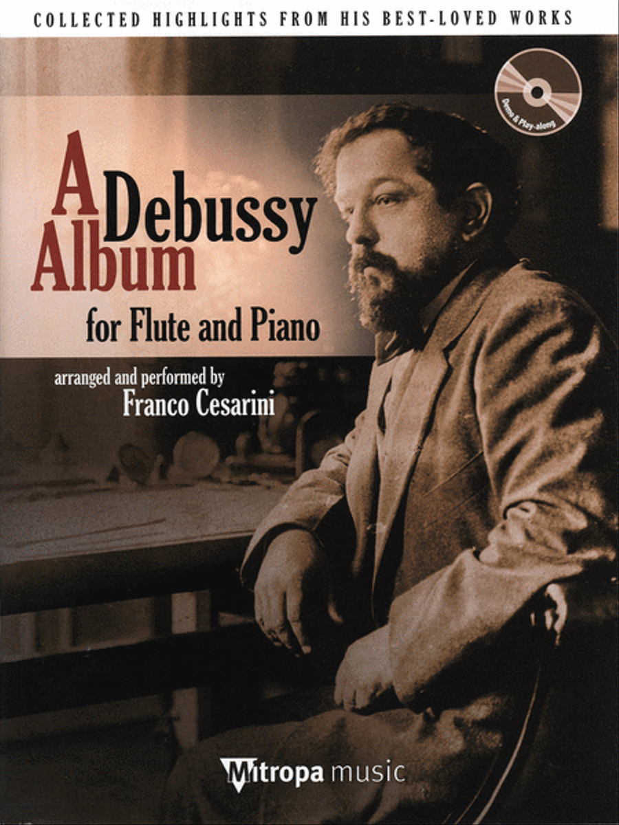 A Debussy Album for Flute and Piano Flute Solo scores gallery preview page 1