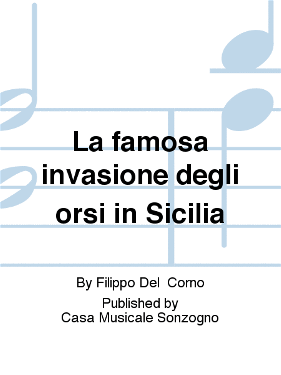 La famosa invasione degli orsi in Sicilia Woodwind Quintet scores gallery preview page 1