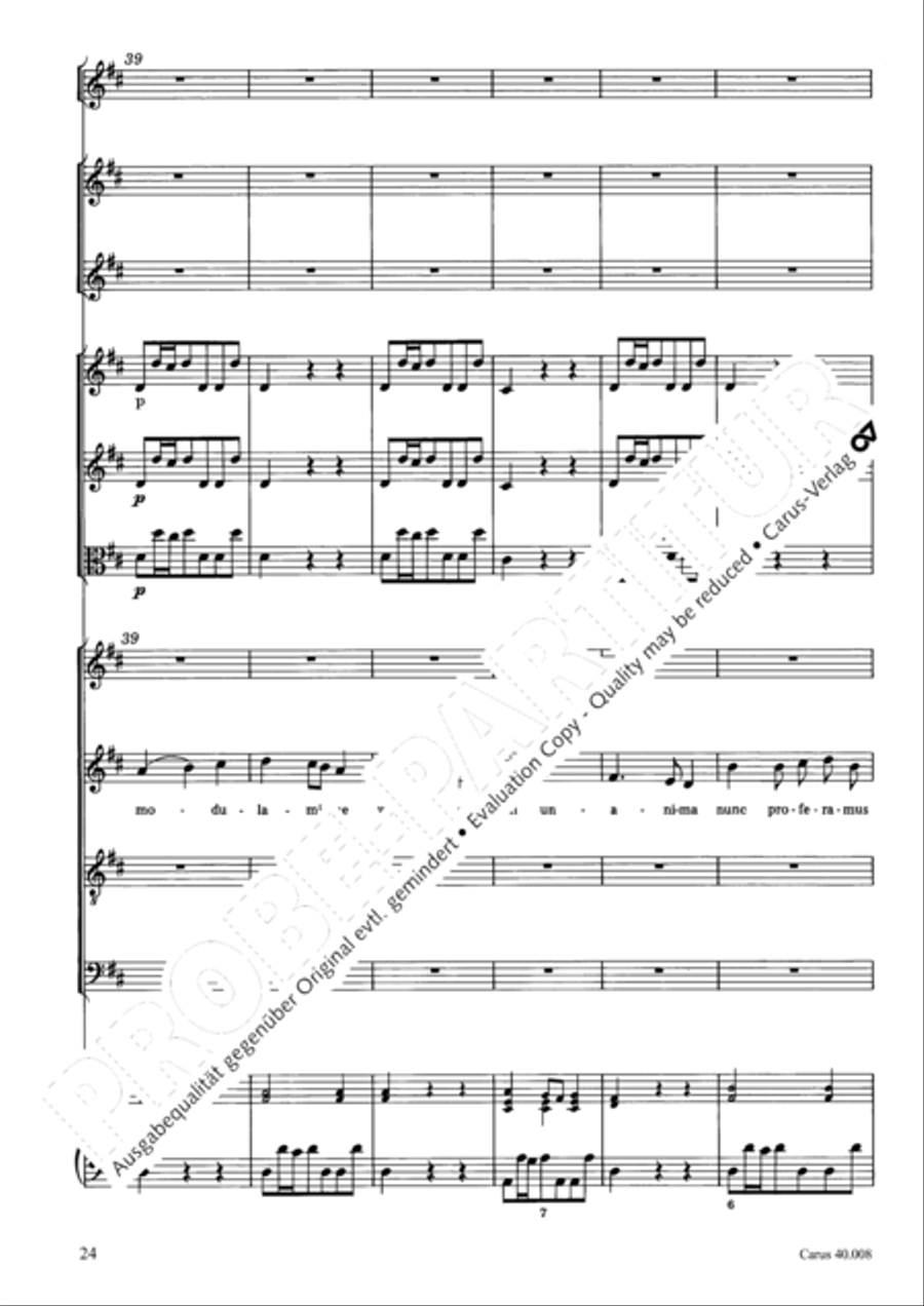 Introduzione e Gloria 4-Part scores gallery preview page 25