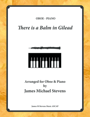 Book cover for There is a Balm in Gilead - Oboe & Piano