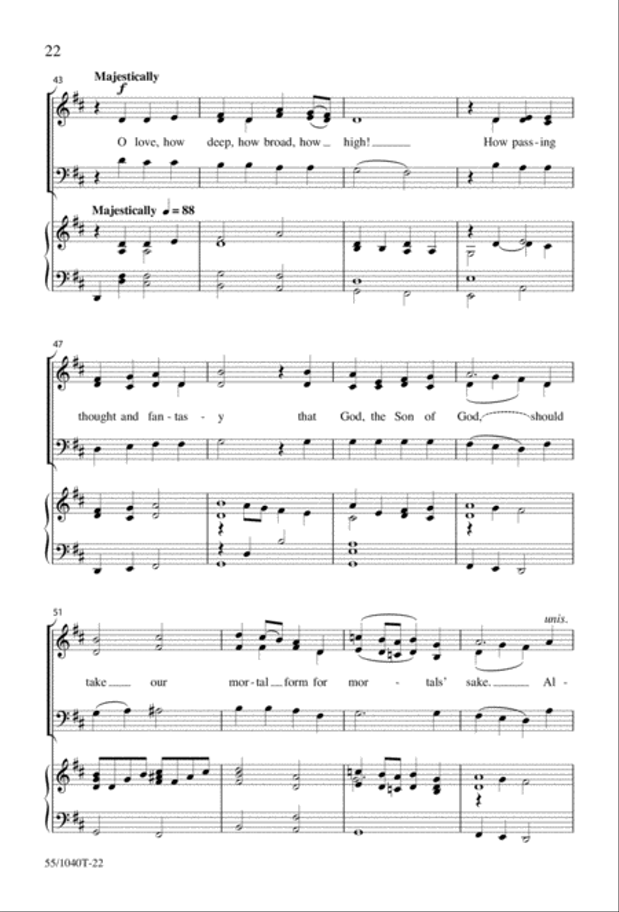 Arise, Rejoice! 3-Part scores gallery preview page 24