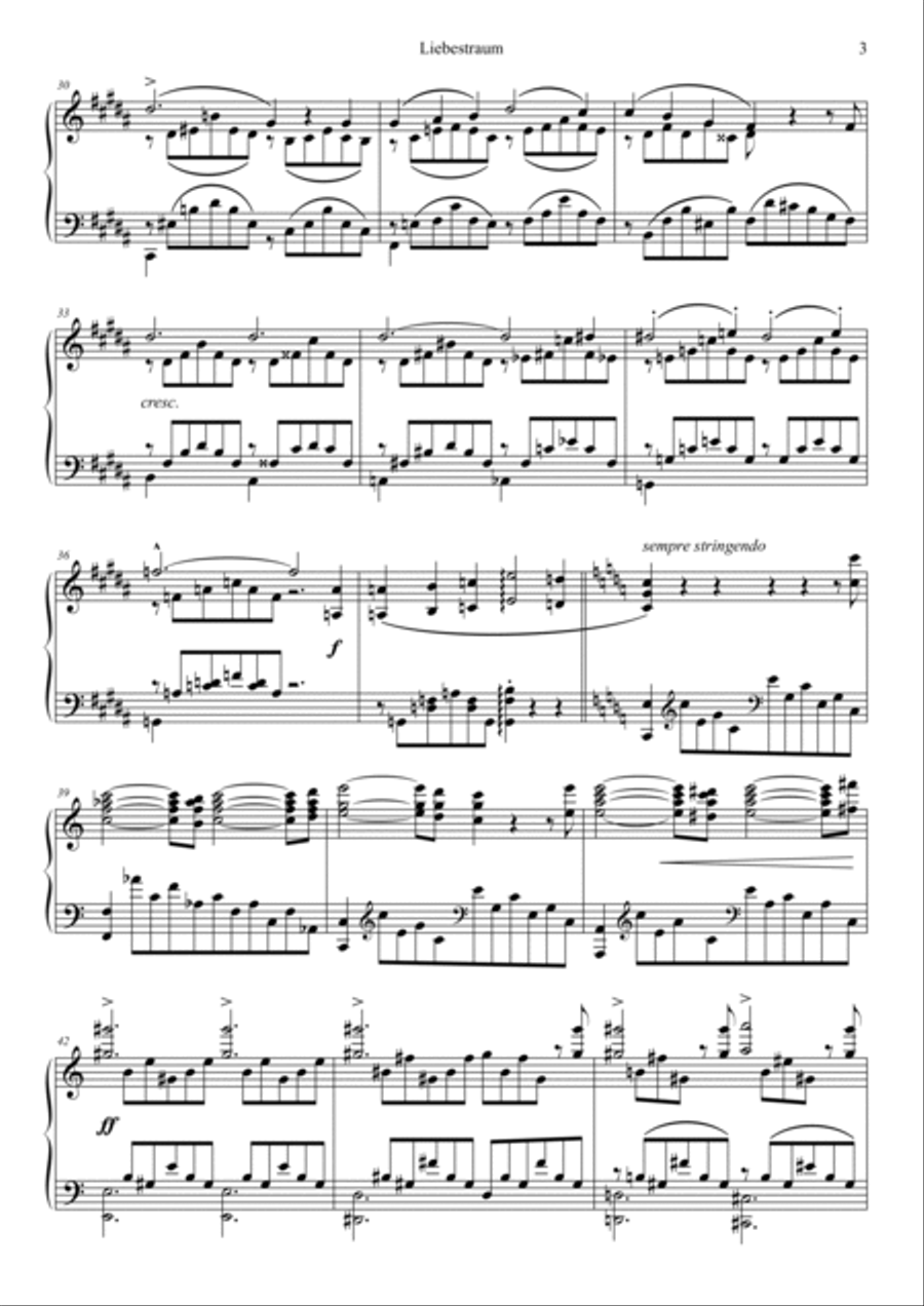Liebestraum No.3 Love Dream