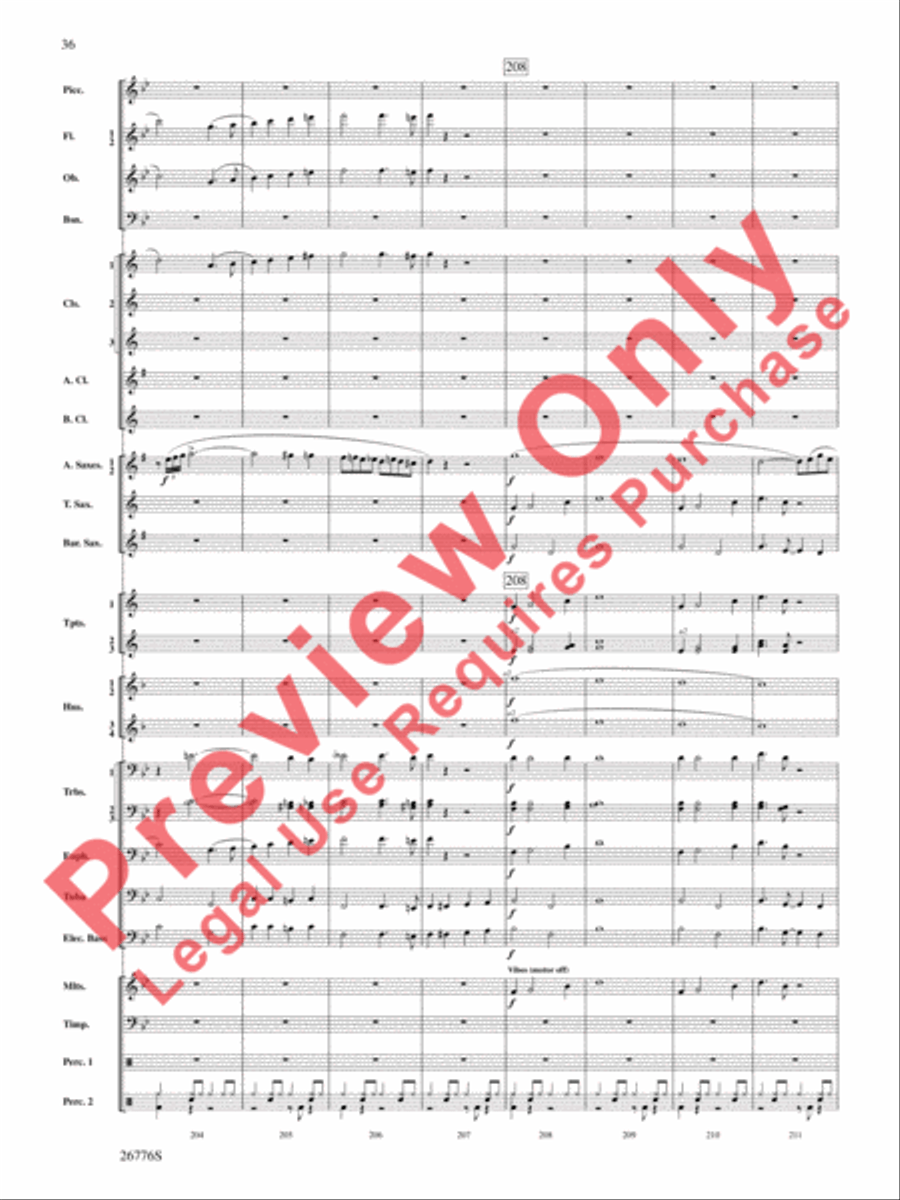 The Music of Disneyland Concert Band scores gallery preview page 37