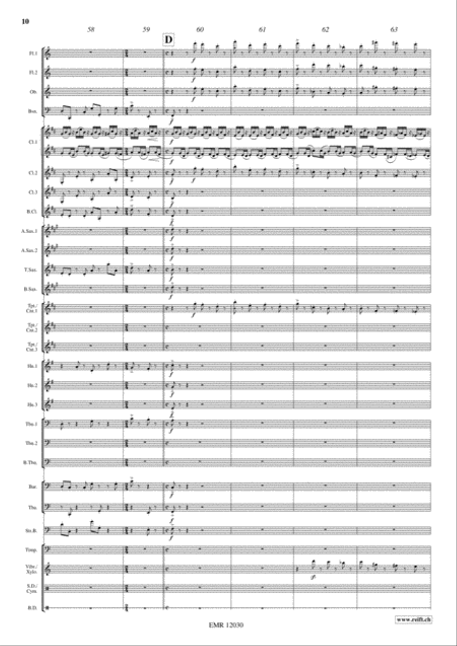 Romeo And Juliet Concert Band scores gallery preview page 11