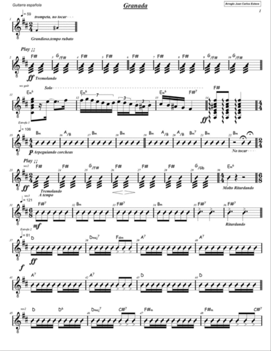 Granada Full Orchestra scores gallery preview page 6