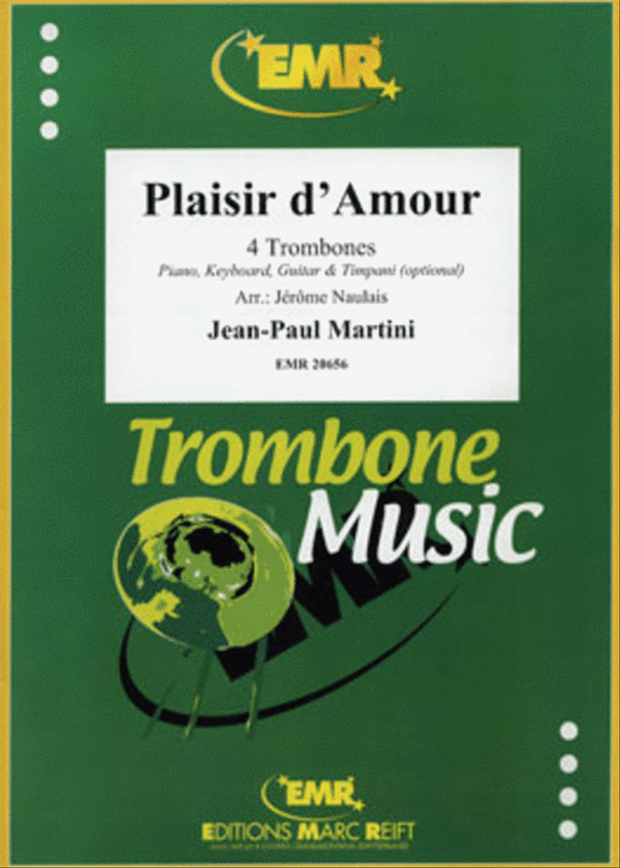 Plaisir d'Amour Trombone Quartet scores gallery preview page 1