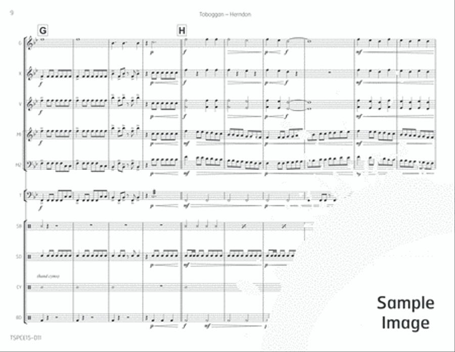 Toboggan Percussion Ensemble scores gallery preview page 13