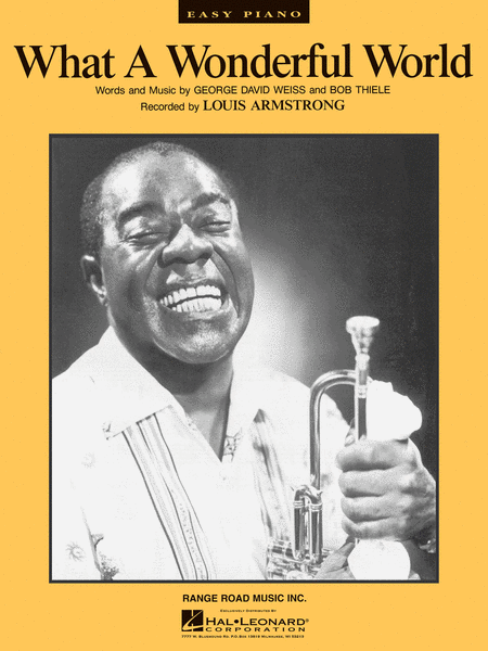 Louis Armstrong: What A Wonderful World - Easy Piano