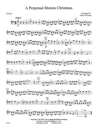 A Perpetual Motion Christmas: Cello