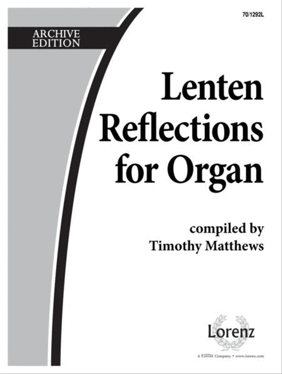 Lenten Reflections for Organ