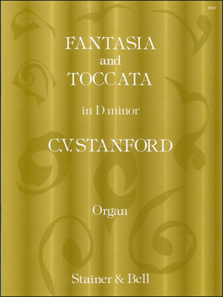 Book cover for Fantasia and Toccata in D minor