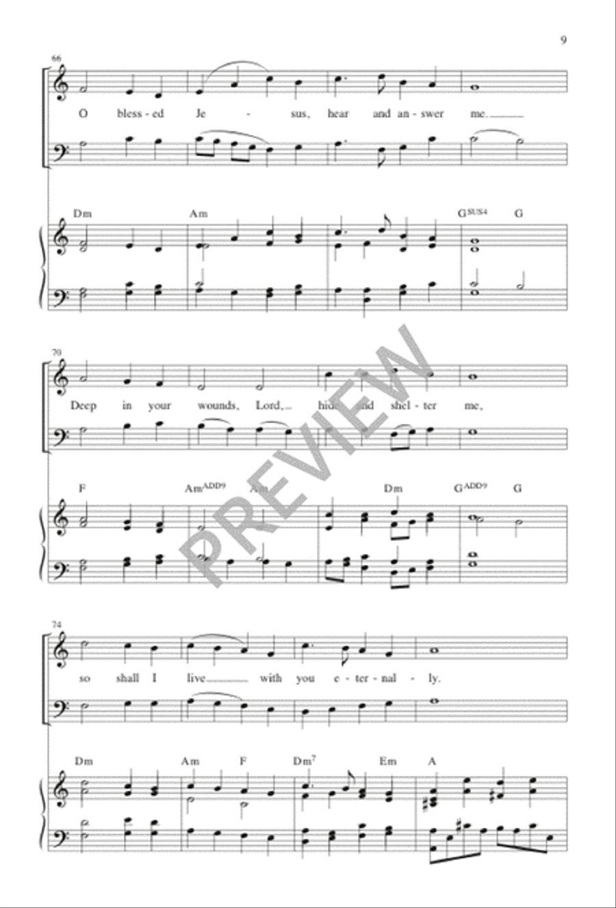 O Sacrament Most Holy O Sacrament Most Holy 4-Part scores gallery preview page 10