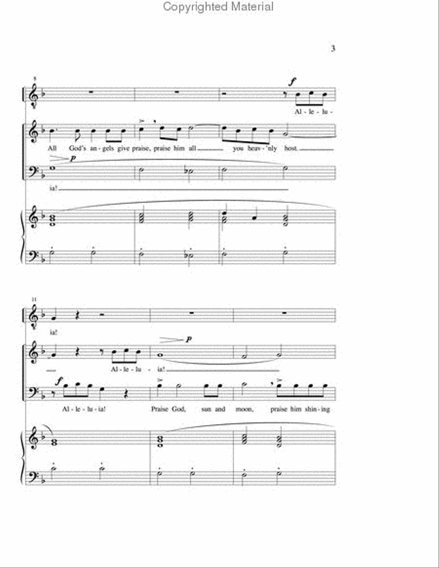 Psalm 148 Psalm 148 2-Part scores gallery preview page 3