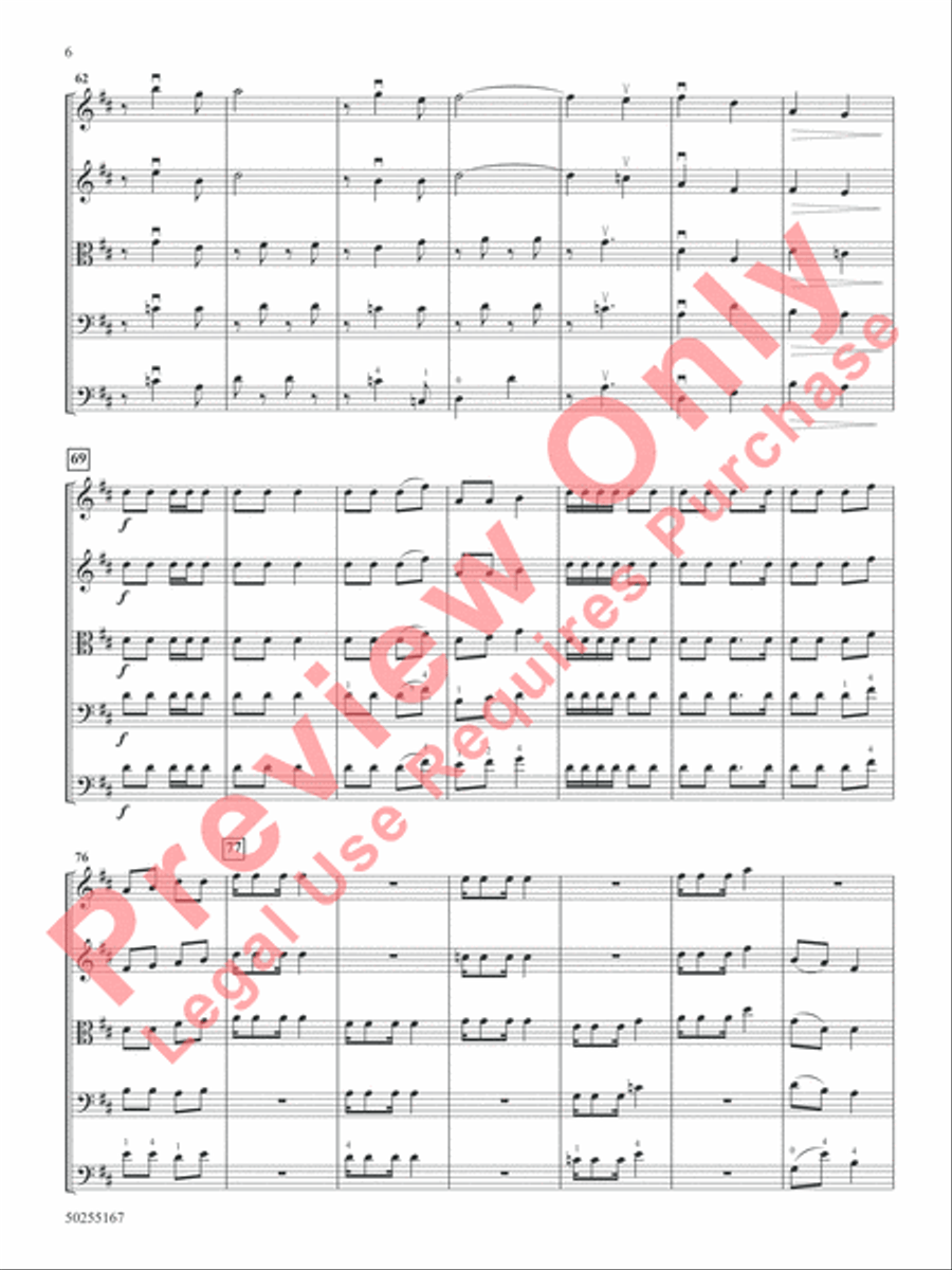 Ole Dan Tucker String Orchestra scores gallery preview page 7