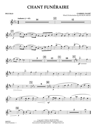 Chant Funeraire (arr. Myron Moss) - Flute 1