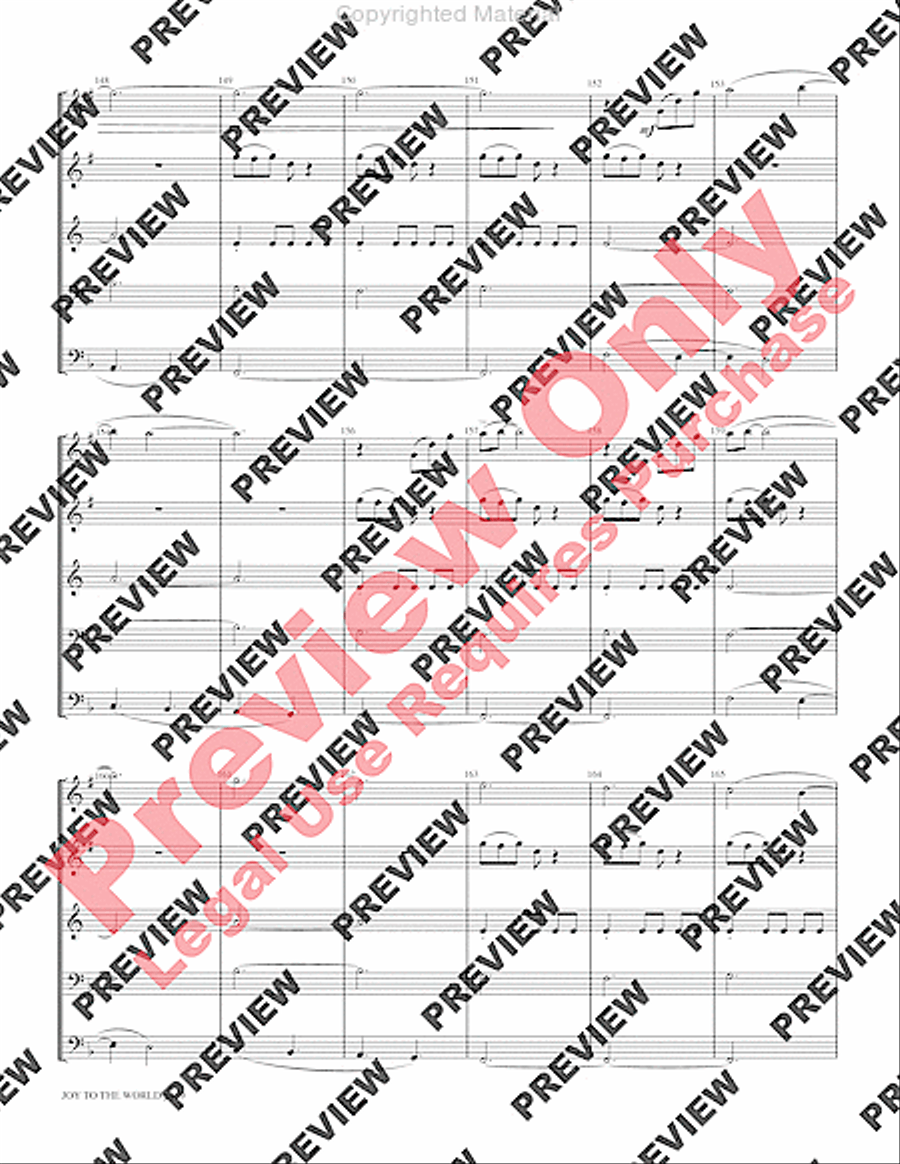 Joy to the World Joy to the World Brass Quintet scores gallery preview page 11