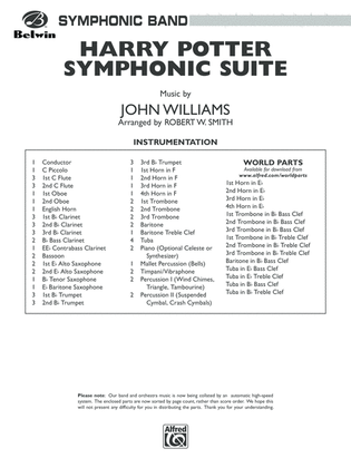 Book cover for Harry Potter Symphonic Suite: Score