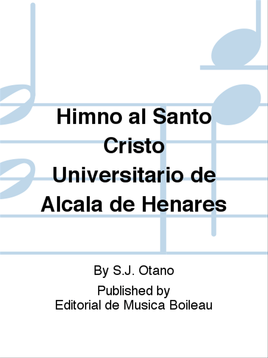 Himno al Santo Cristo Universitario de Alcala de Henares Voice scores gallery preview page 1