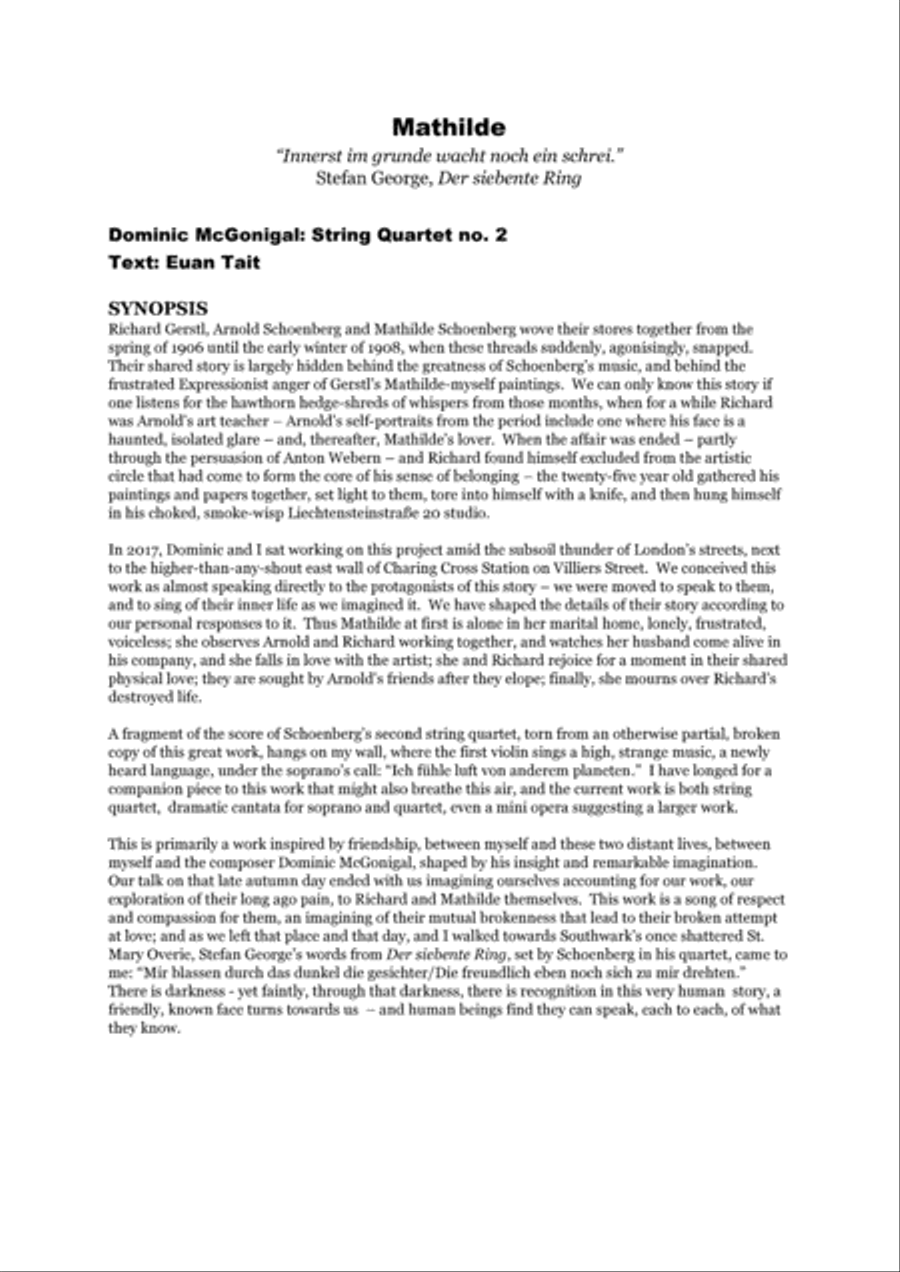 Mathilde (String Quartet) String Quartet scores gallery preview page 2