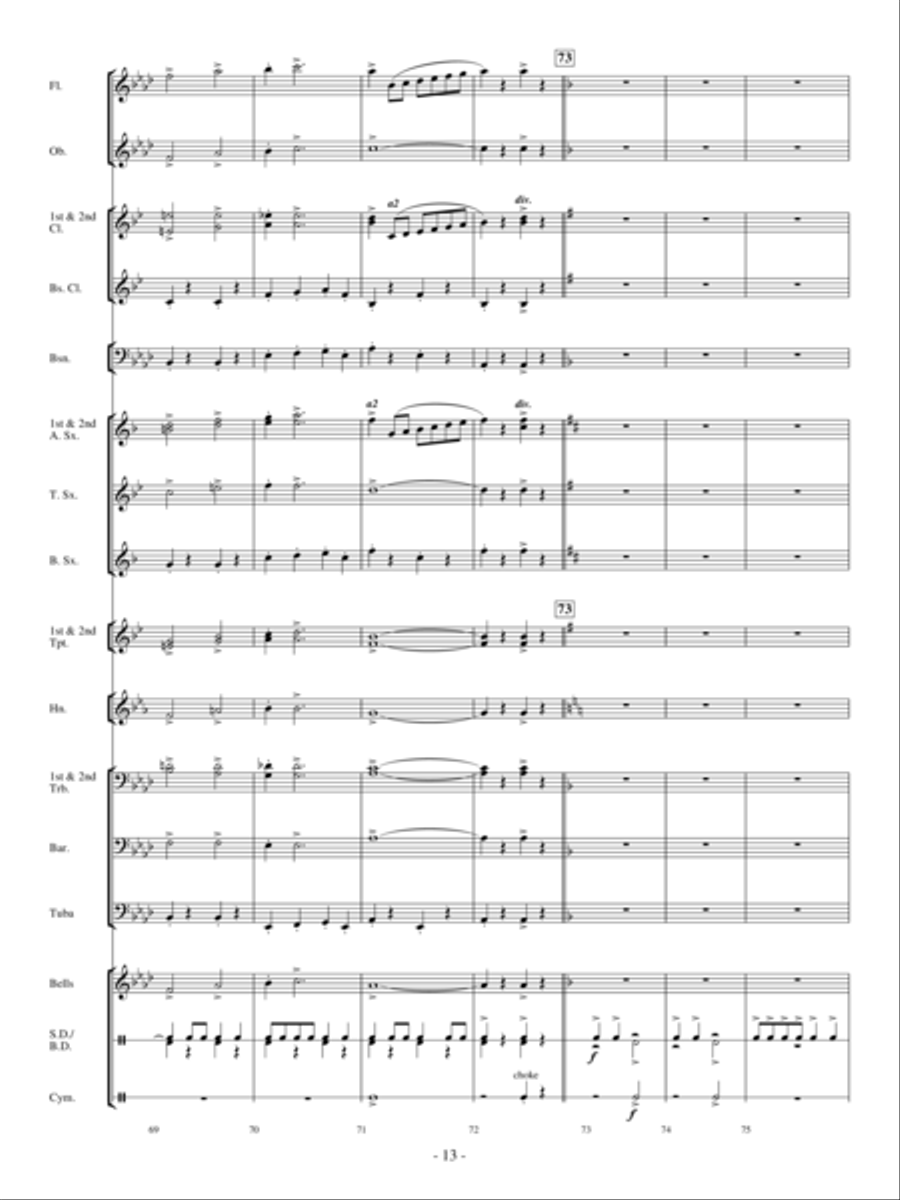 March Kings March Kings Concert Band scores gallery preview page 12