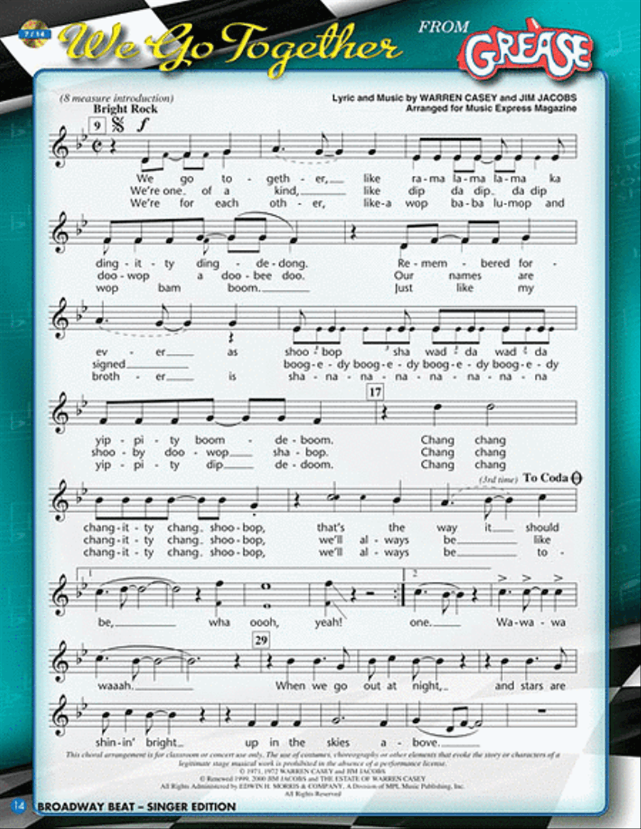 Broadway Beat Choir scores gallery preview page 6