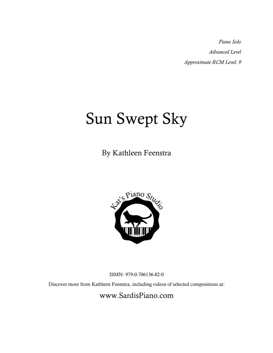 Sun Swept Sky Piano Method scores gallery preview page 1