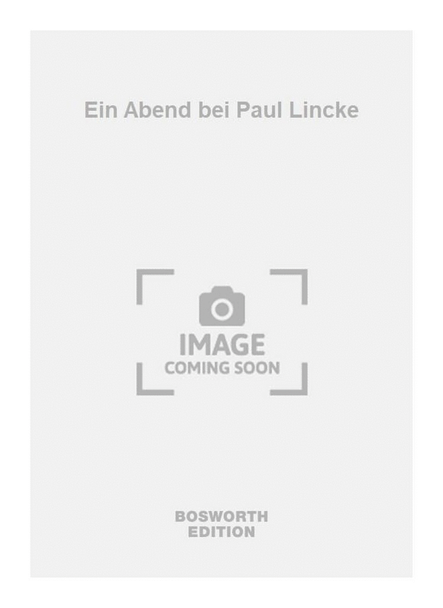 Ein Abend bei Paul Lincke Men's Choir scores gallery preview page 1