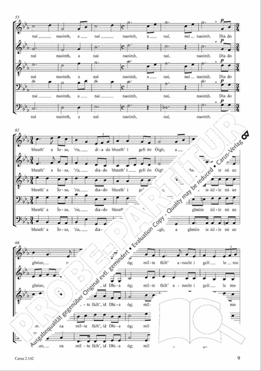 Christmas Carols of the World. Choral collection 4-Part scores gallery preview page 11